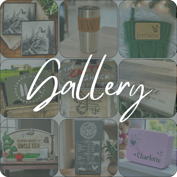 CLICK HERE to visit our GALLERY for inspiration and ideas on custom orders