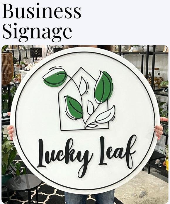 CLICK HERE TO LEARN MOREMake a lasting impression with a custom logo sign. Perfect for offices, storefronts, and trade shows, our handcrafted signs add a professional and personalized touch to your brand.