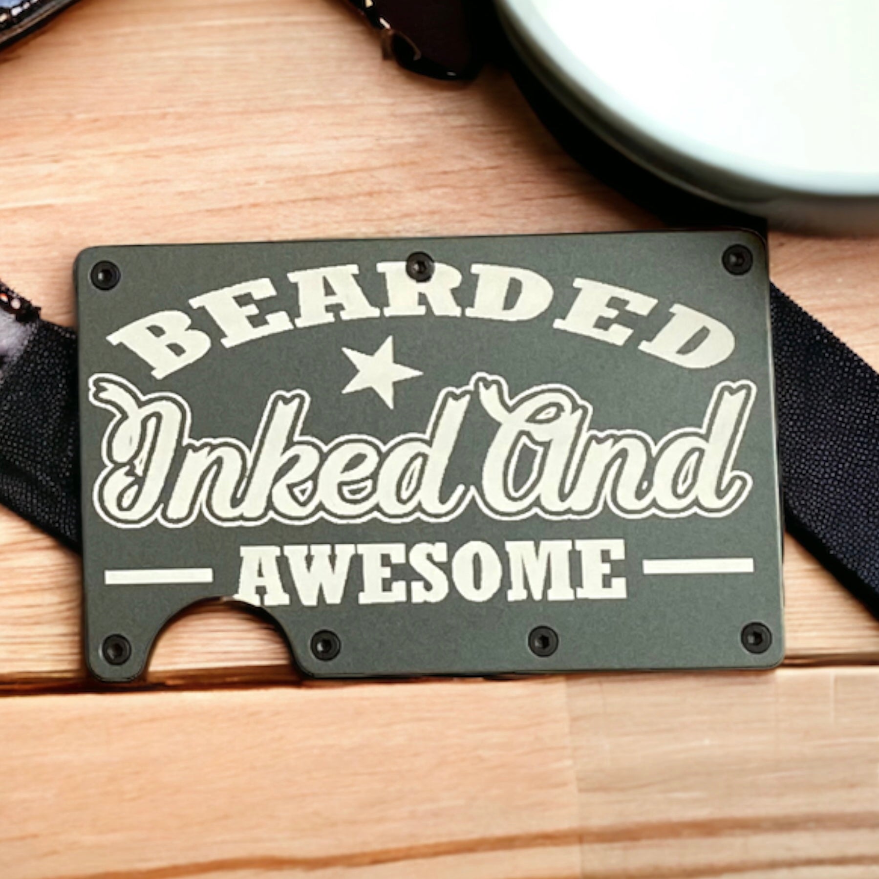 Bearded Inked & Awesome Minimalist Wallet