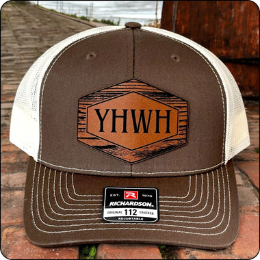 Richardson 112 Trucker Hat – YHWH Leather Patch