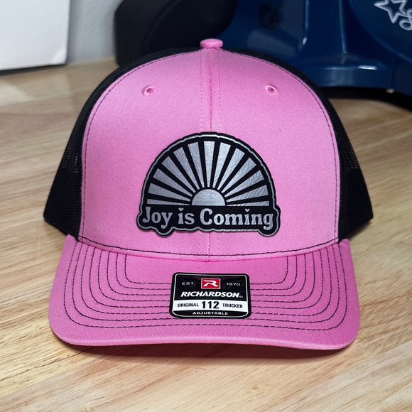 Joy is Coming Leather Patch Hat | Richardson 112