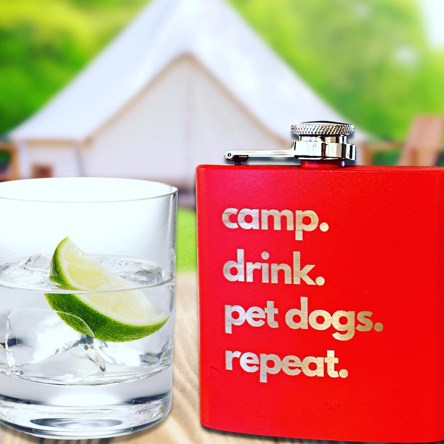 Camp Drink Pet Dogs Flask