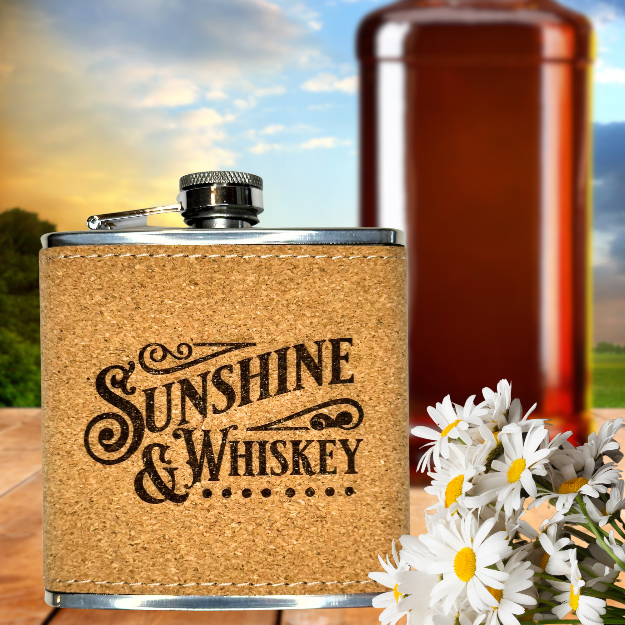 Sunshine & Whiskey Flask